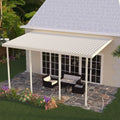 Ivory Aluminum Patio Cover Z10601