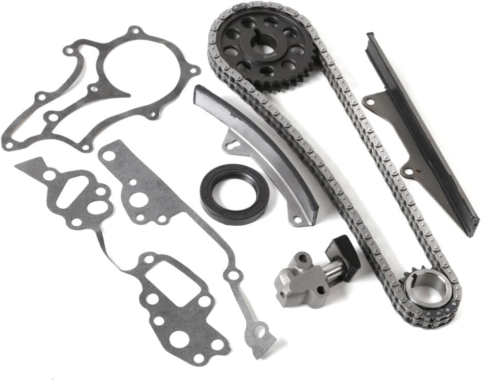 Timing Chain Kit with Oil Pump for 1977-1982 Toyota Pickup Corona Celica 2.2L 2.4L L4 SOHC 20R 22R Engine W9829
