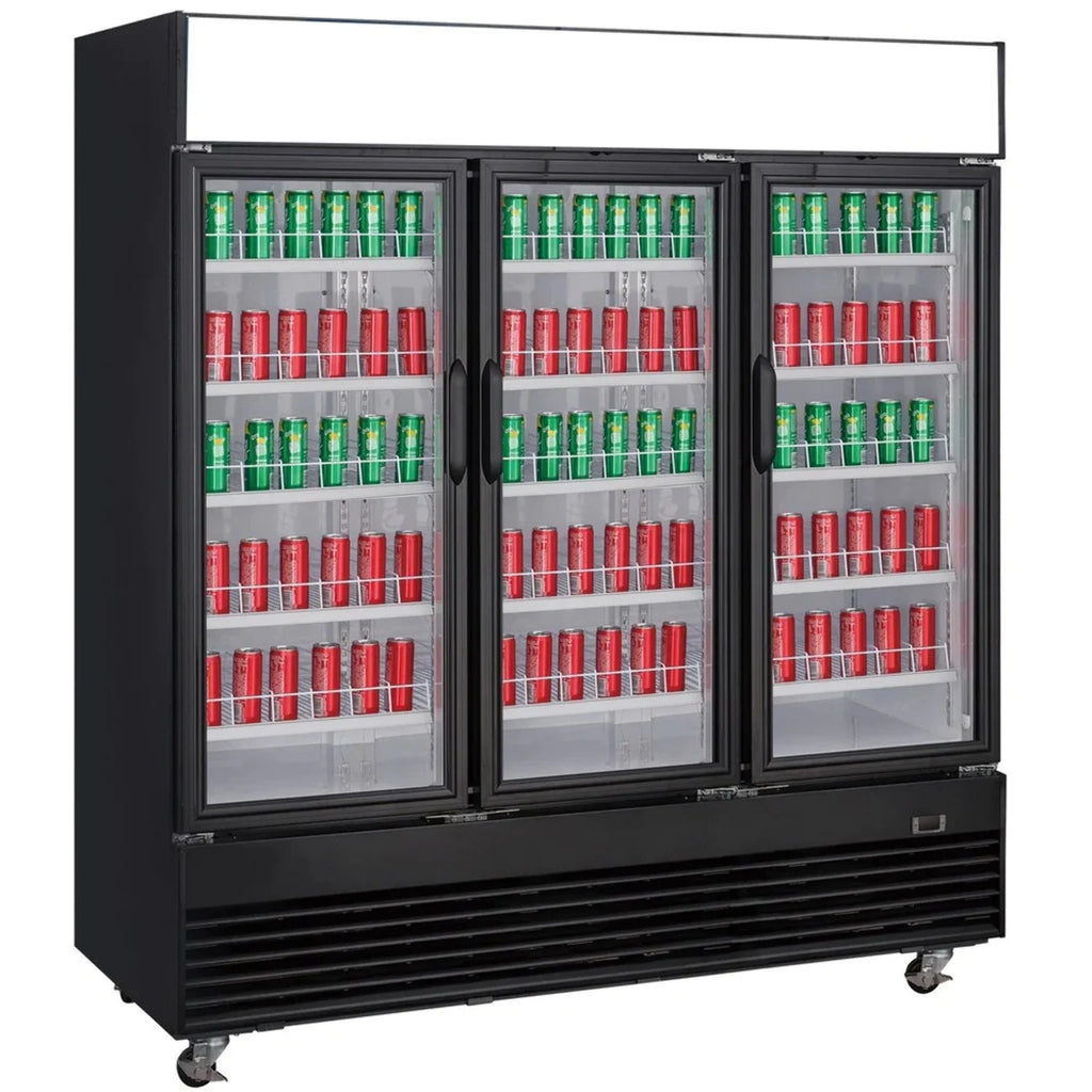 3 Door Swing Glass Merchandiser Refrigerator W817