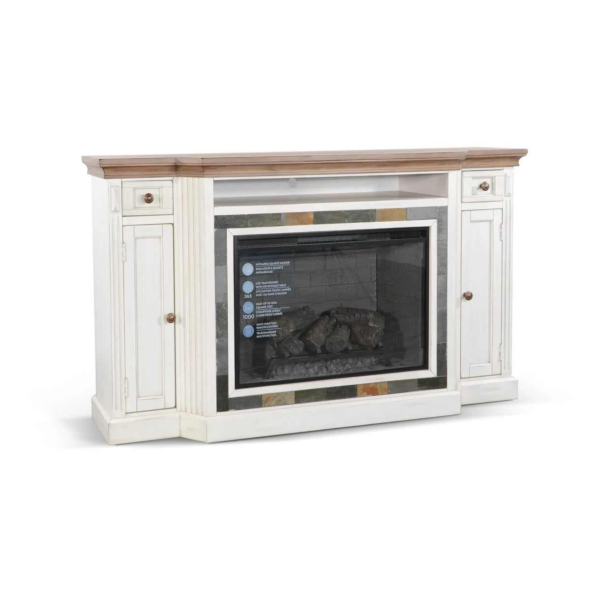 Mahogany TV Console O66510