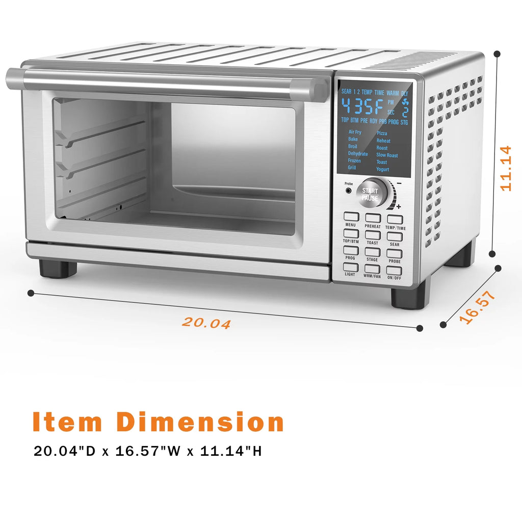 30-Qt 12-in-1 Air Fryer Toaster Oven T5706