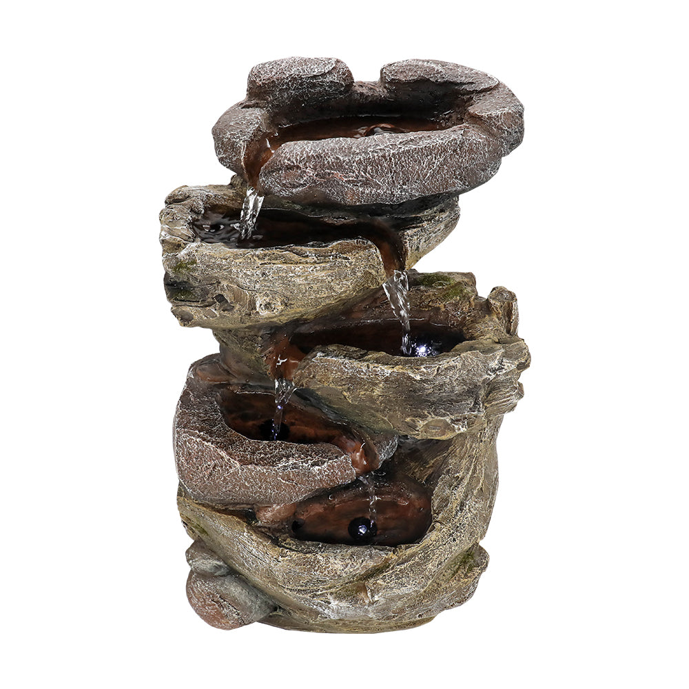 Tabletop Waterfall Fountain with Light B178580