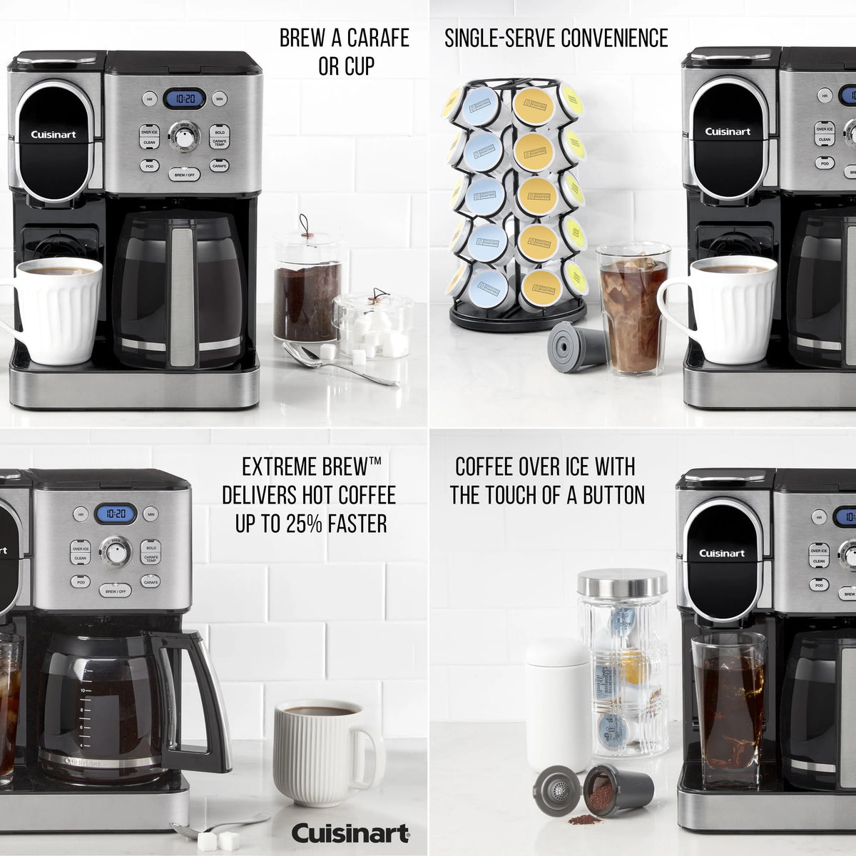 2-IN-1 Stainless Steel Coffeemaker S94759