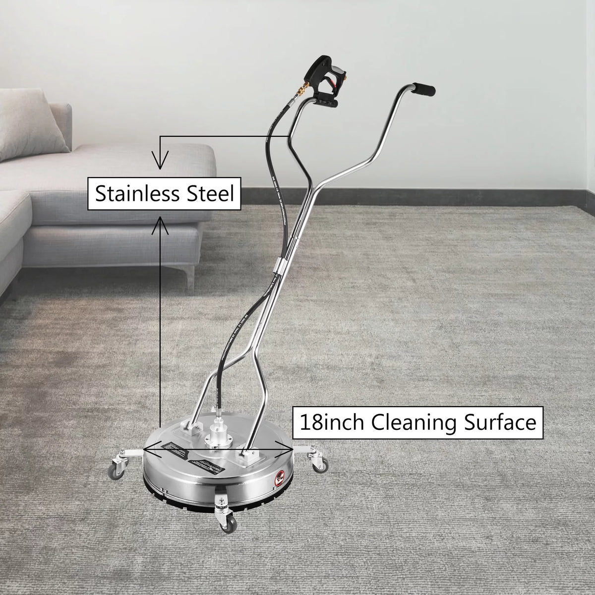 18 inch Flat Surface Cleaner for Pressure Washer W10684