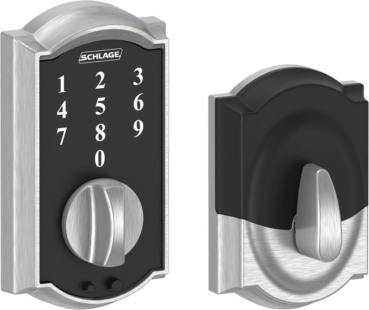 Satin Nickel Touchscreen Electronic Deadbolt R64229