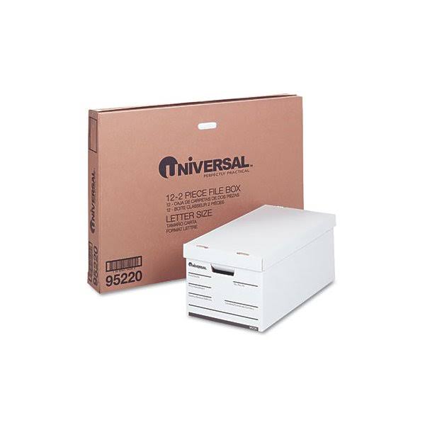 Storage box Letter white (pack of 12) H6406