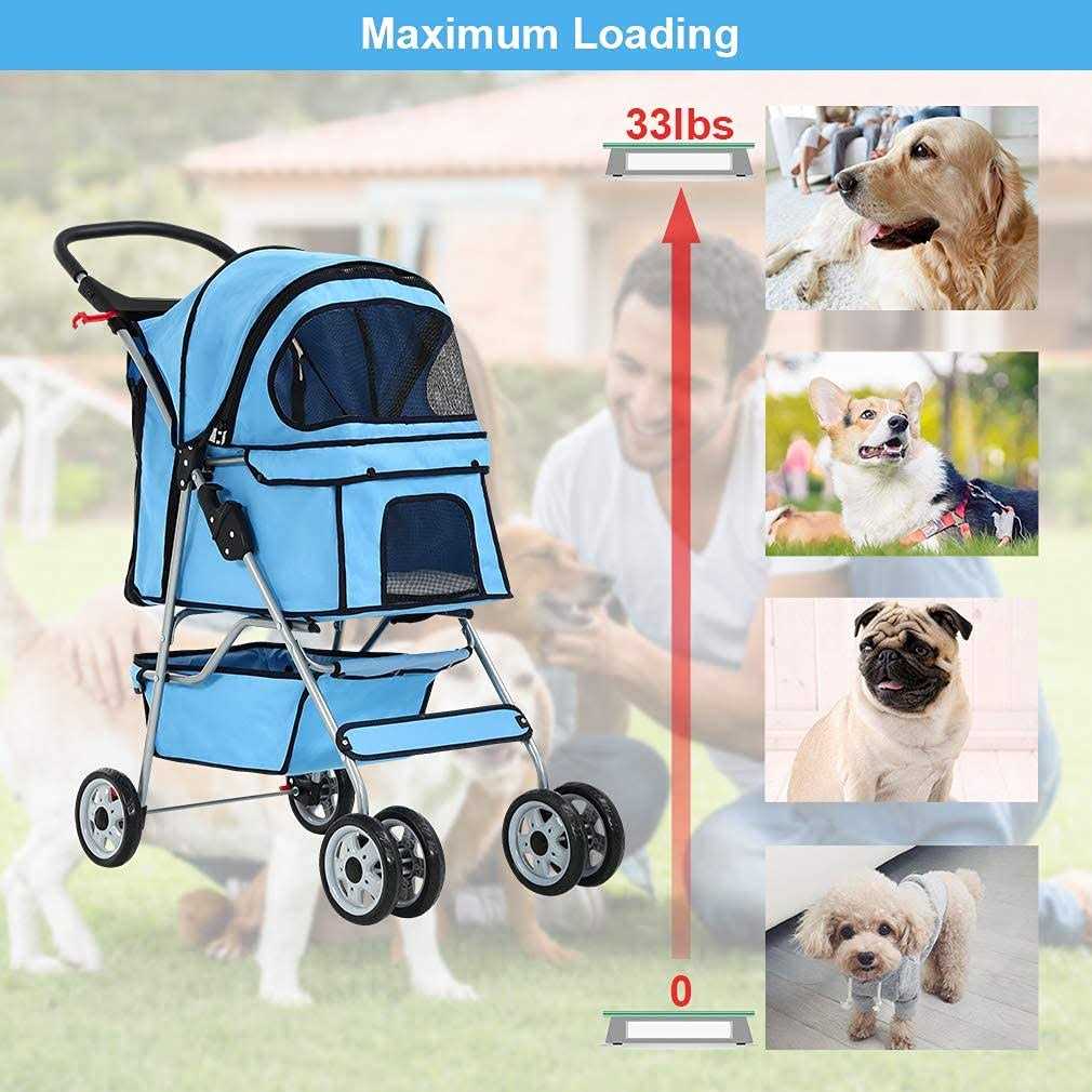 Pet Stroller Folding Carrier E69932