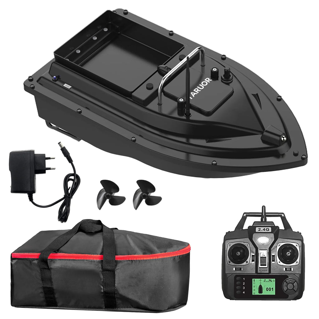 GPS Fishing Bait Boat with Large Bait Container, 400-500M Remote E23811