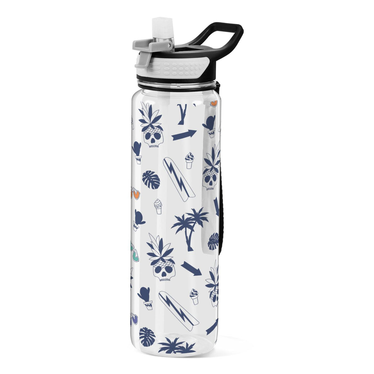 Clear 32oz Tritan Water Bottle with Straw H335604