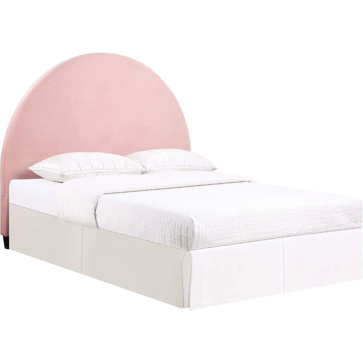 Upholstered Arched Queen Full Headboard V87937