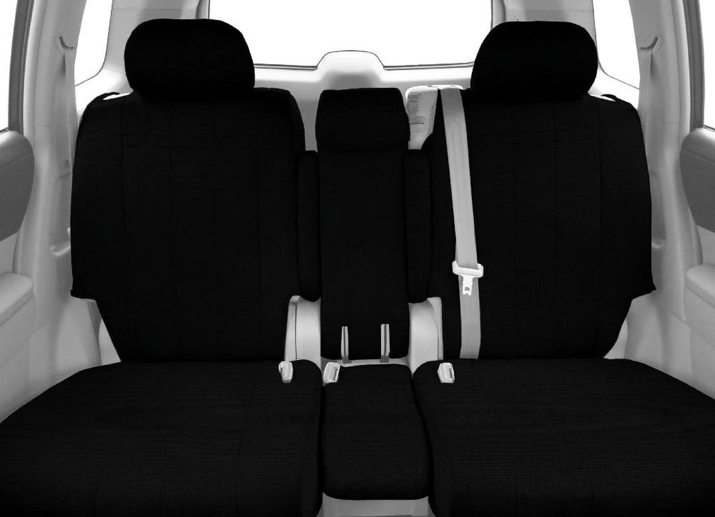 Tweed Seat Covers with Black Insert and Black Trim R272