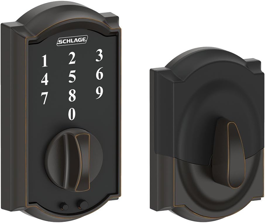 Satin Nickel Touchscreen Electronic Deadbolt R64229