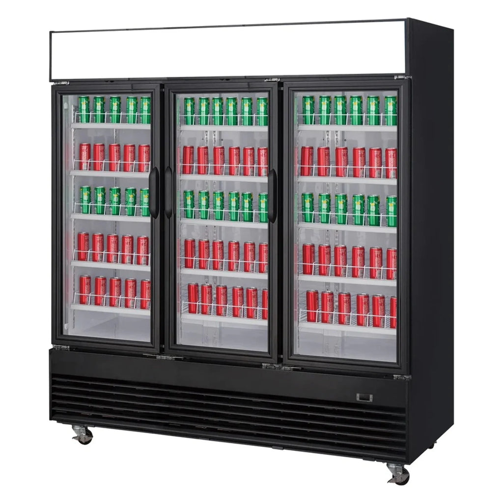 3 Door Swing Glass Merchandiser Refrigerator W817