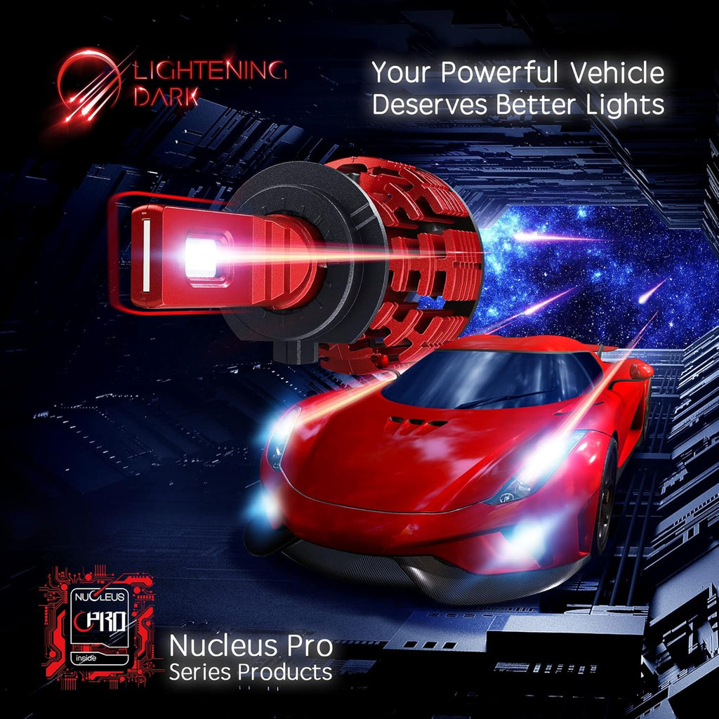 H7 LED Headlight Bulb Conversion Kit 6500K Cool White Pack of 2 W15335