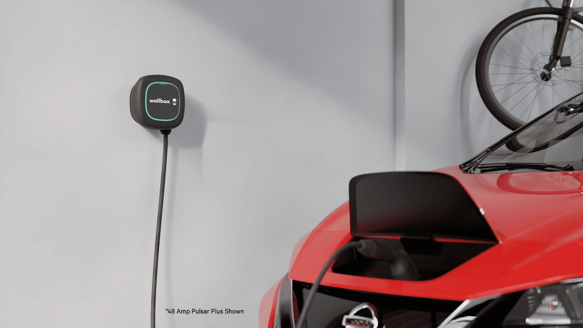 48 Amp Hardwired Ultra Compact Electric Vehicle Smart Charger with 25 Foot Cable B938255