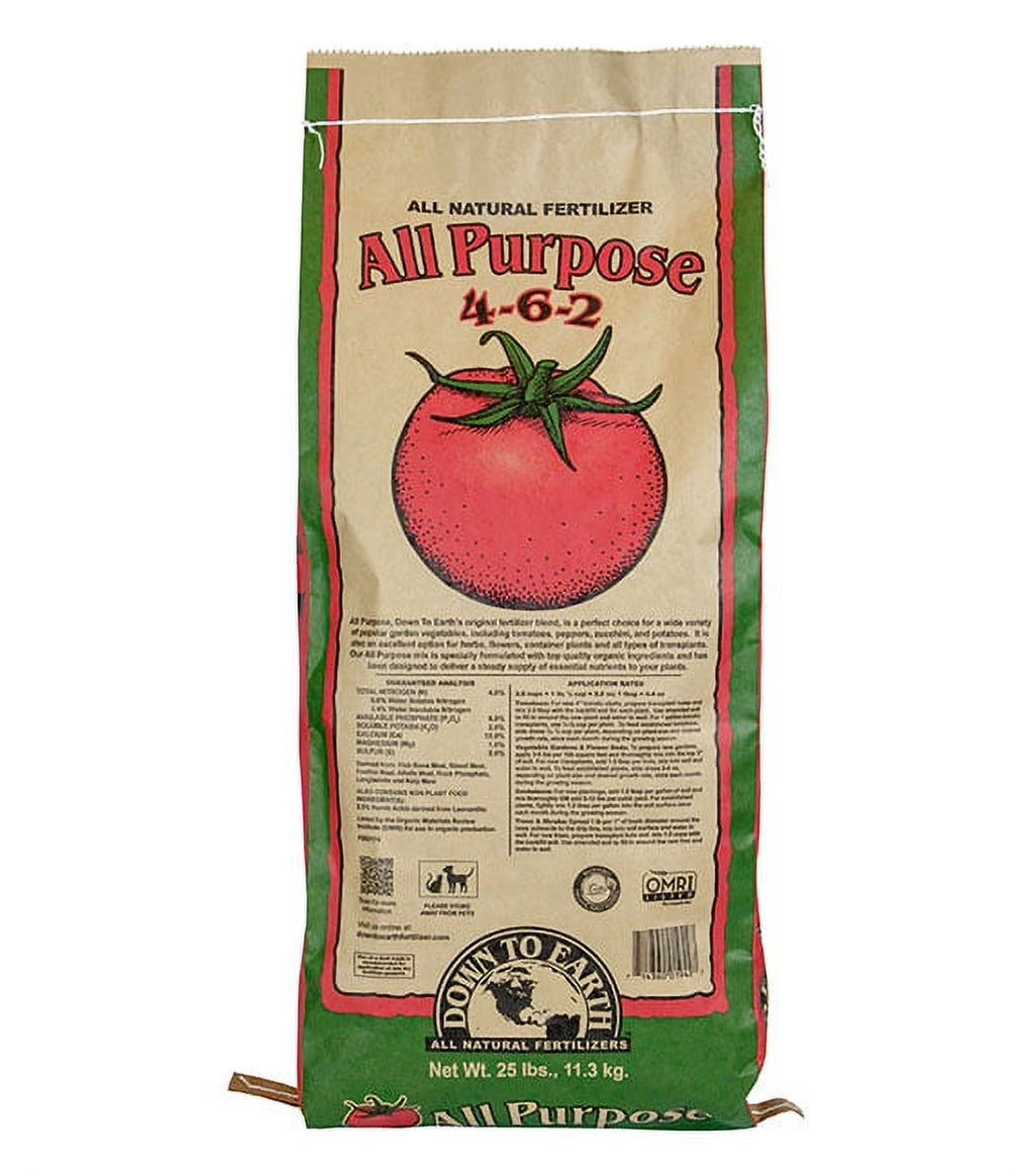 Organic All Purpose Fertilizer Mix 4-6-2, 25 lb E357795