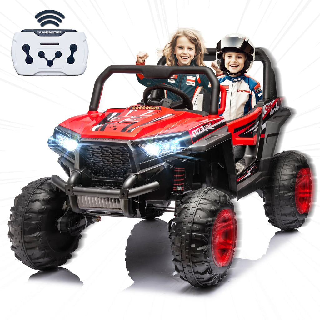 24V 2 Seater 4 Wheel Drive Ride on Truck with Remote Control K42136