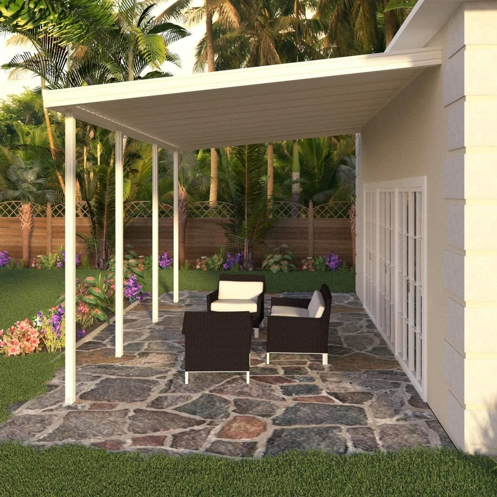 Ivory Aluminum Patio Cover Z10601