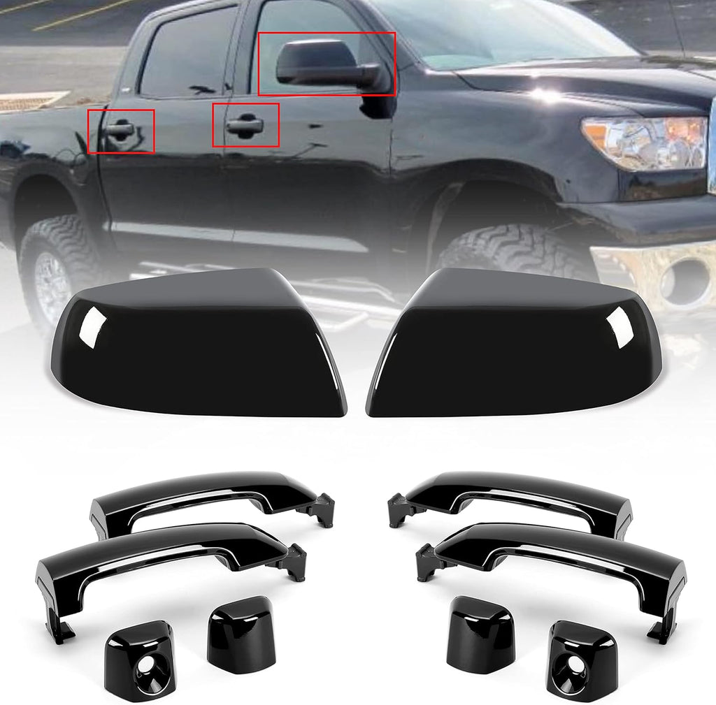 4 Door Handles Kit Black Pack of 2 L674798