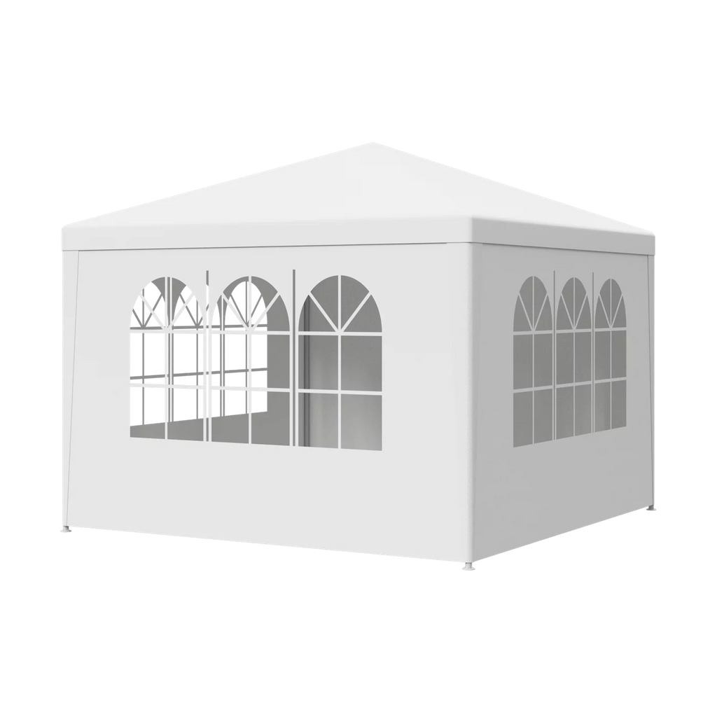 10 x 10 ft White Canopy Tent M24296