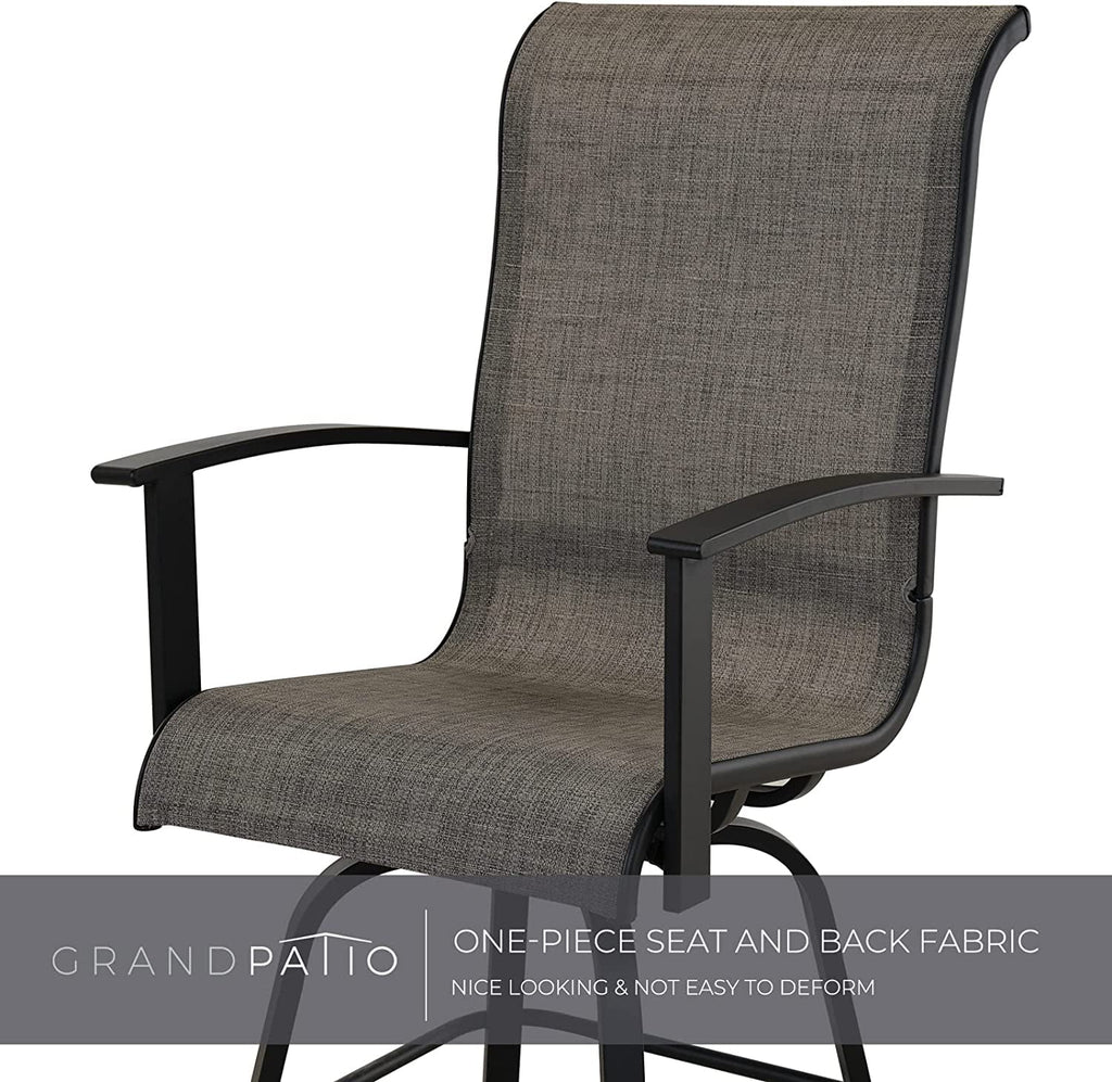 Outdoor Swivel Bar Chairs Set of 6 Q43511