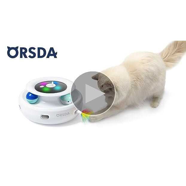 2-in-1 Interactive Automatic Cat Toy Balls M353