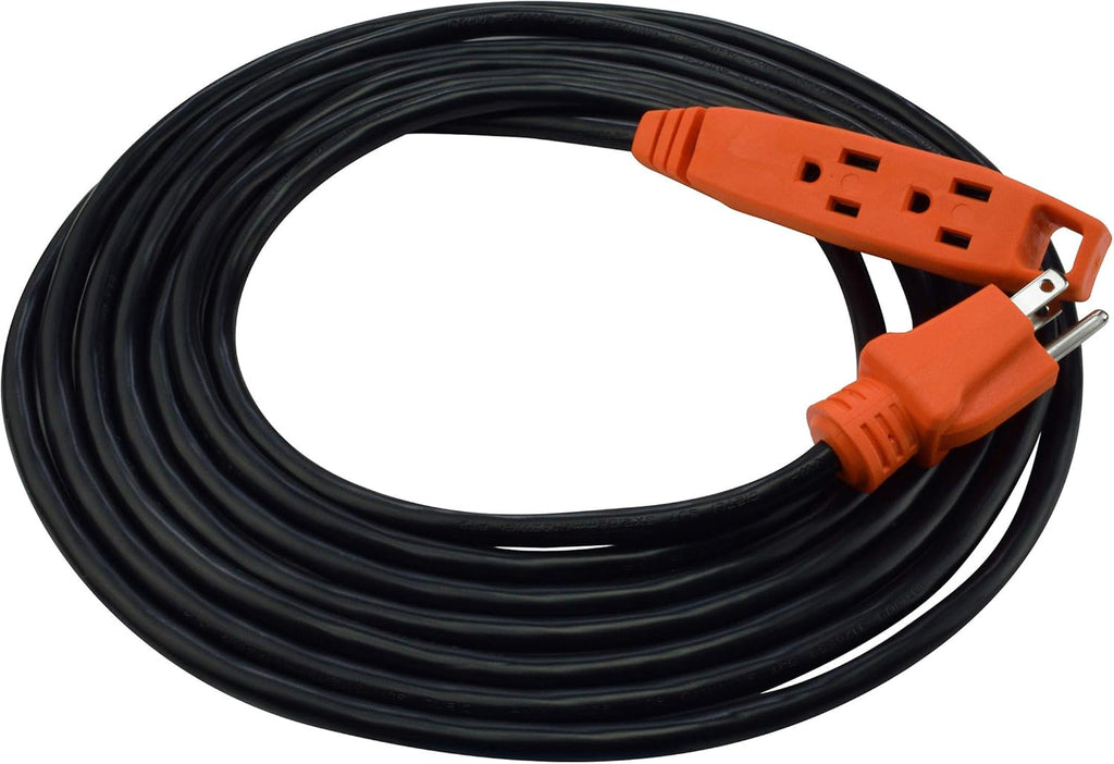 100ft 14/3 SJTW Blue Extreme Cold Weather Extension Cord with Power Indicator Light D497