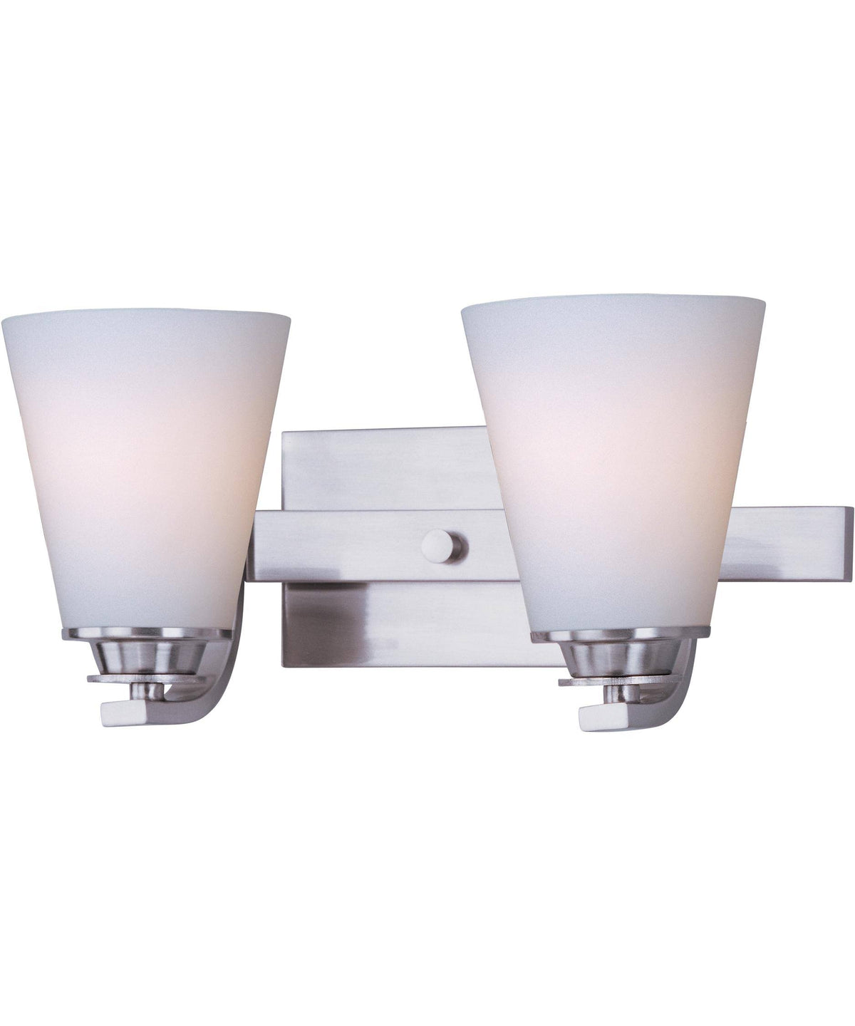 2-Light Bath Vanity Satin Nickel U7211