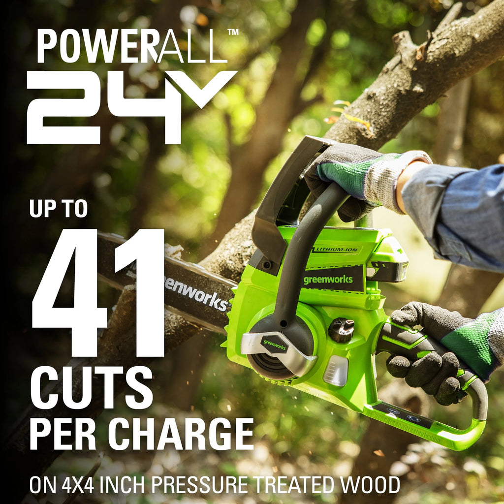 24V Cordless Chainsaw with 2.0 Ah Battery & Charger A960