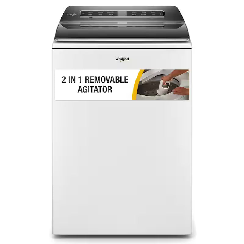 Top Load Washing Machine in White with Removable Agitator T95592
