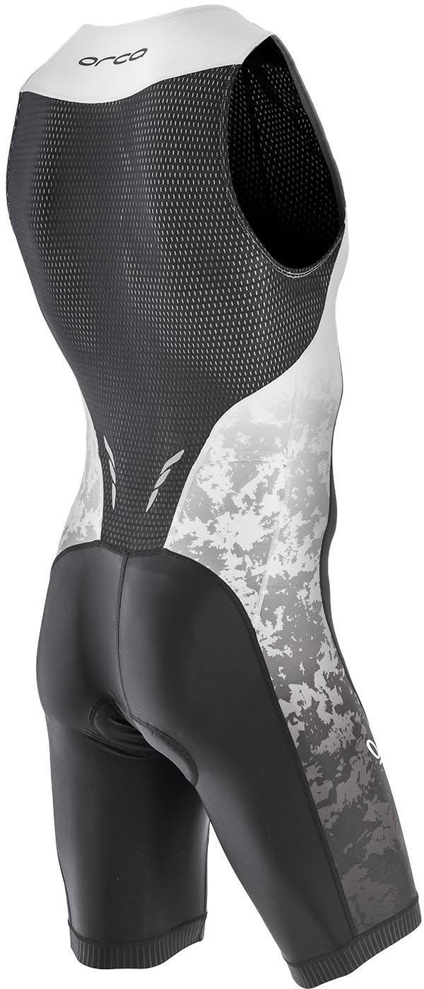 Black/White Men's Tri Race Suit Q3459