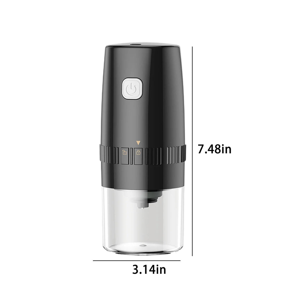 Black Cordless Electric Burr Coffee Grinder O403339