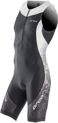 Black/White Men's Tri Race Suit Q3459