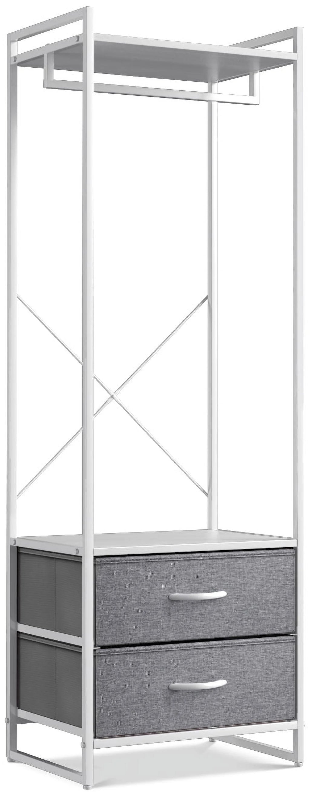 Clothing Rack with Drawers Y357