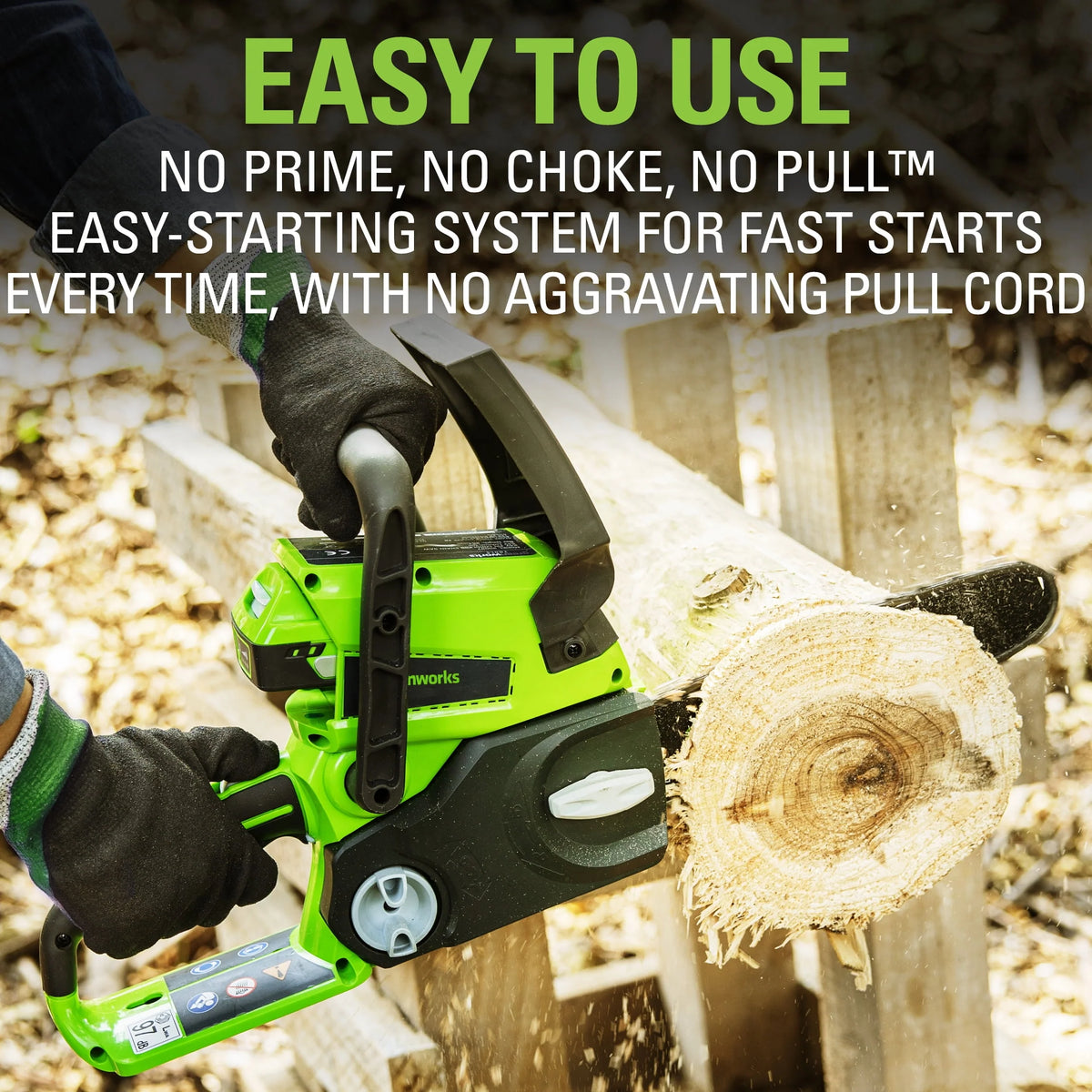 24V Cordless Chainsaw with 2.0 Ah Battery & Charger A960