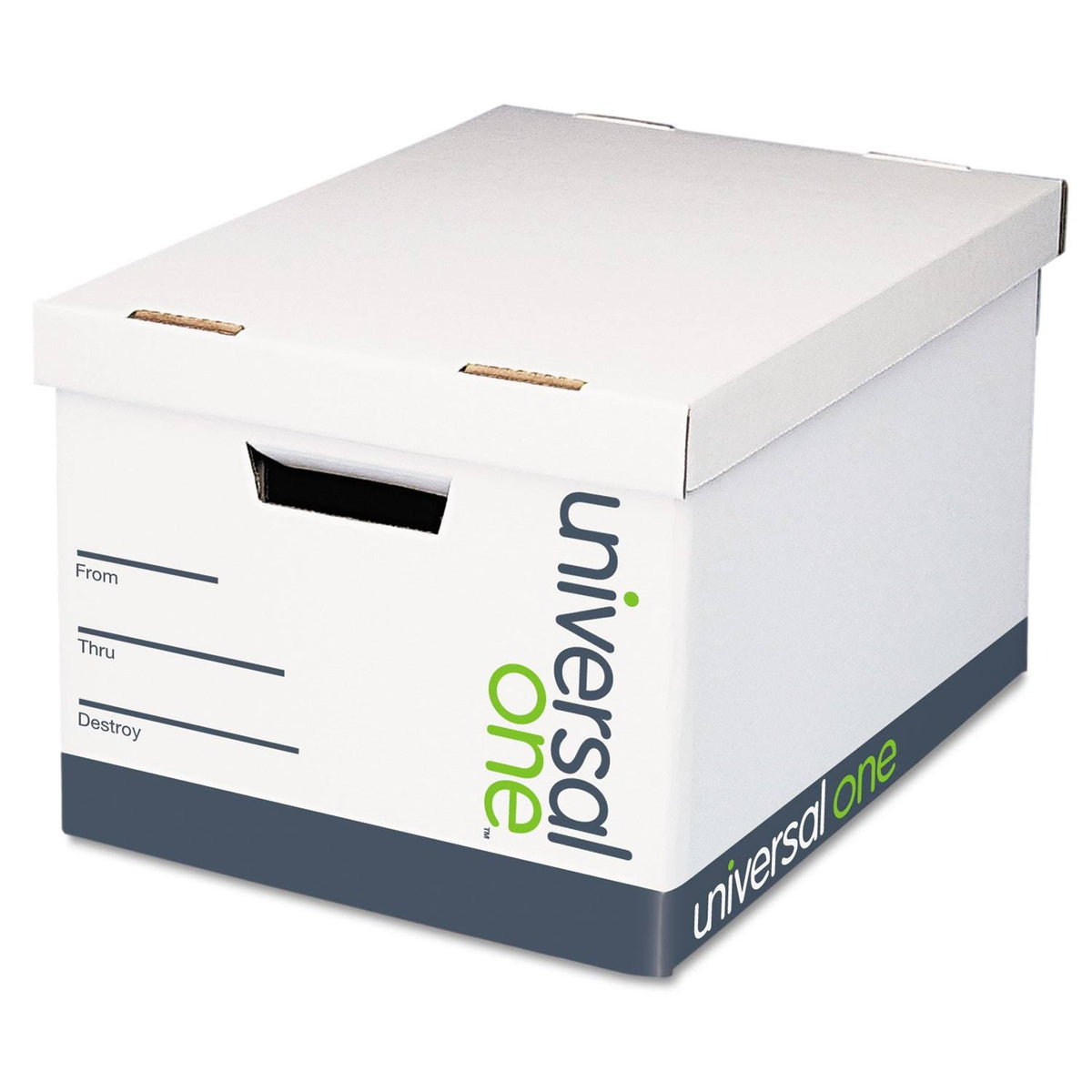 Storage box Letter white (pack of 12) H6406